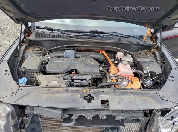 KM8S3DA18MU011952 2021 HYUNDAI SANTA Black ძრავის განყოფილების ხედი