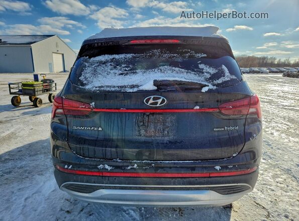 KM8S3DA19NU030673 2022 HYUNDAI SANTA Black Rear view