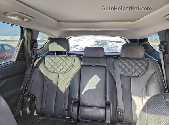 KM8S3DA19NU030673 2022 HYUNDAI SANTA Black Rear seats view