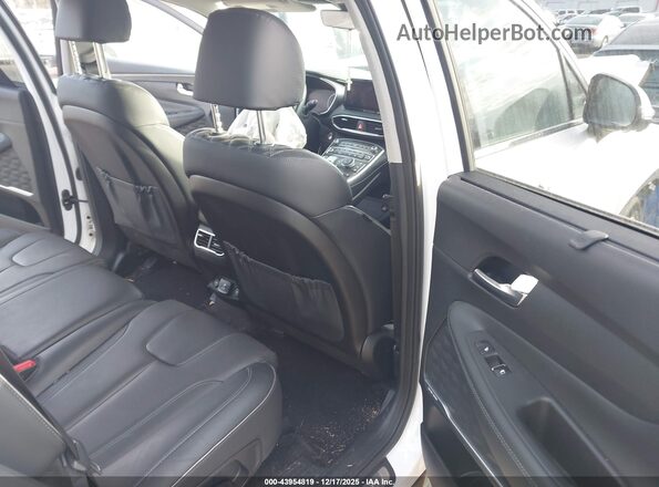 KM8S5DA15NU018210 2022 HYUNDAI SANTA FE HYBRID White Widok naklejki z numerem VIN