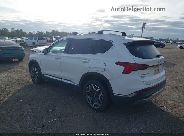 KM8S5DA15NU018210 2022 HYUNDAI SANTA FE HYBRID White Tył lewy