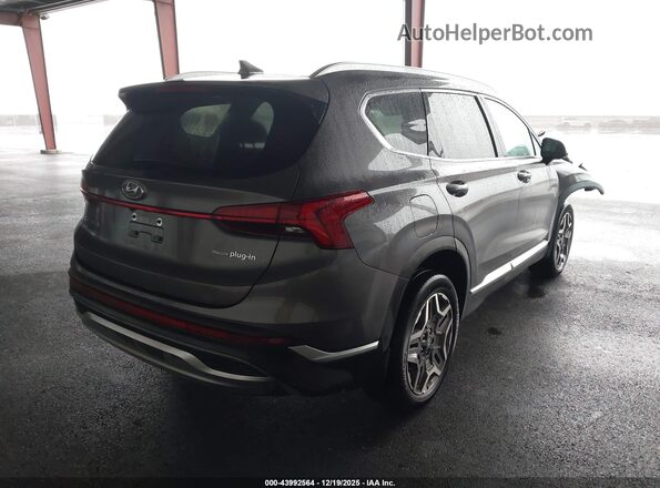 KM8S7DA27PU084411 2023 HYUNDAI SANTA FE PLUG-IN HYBRID Gray Trasero derecho