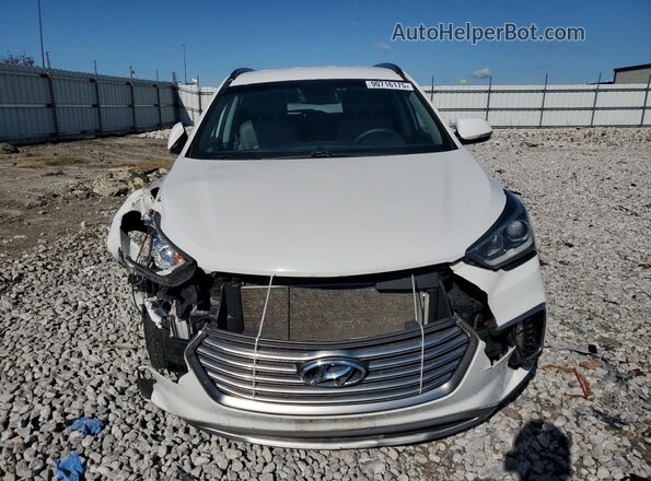 KM8SN4HF3JU280433 2018 HYUNDAI SANTA Белый 