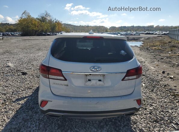 KM8SN4HF3JU280433 2018 HYUNDAI SANTA Белый 