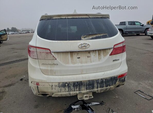 KM8SRDHF7GU155271 2016 HYUNDAI SANTA White Widok z tyłu
