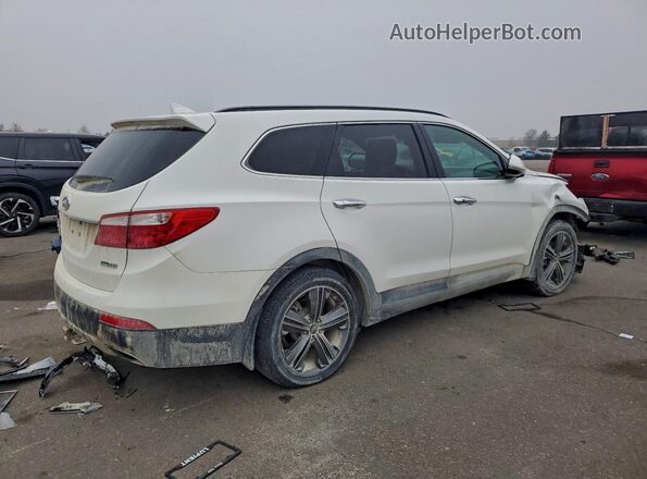 KM8SRDHF7GU155271 2016 HYUNDAI SANTA White Tył prawy