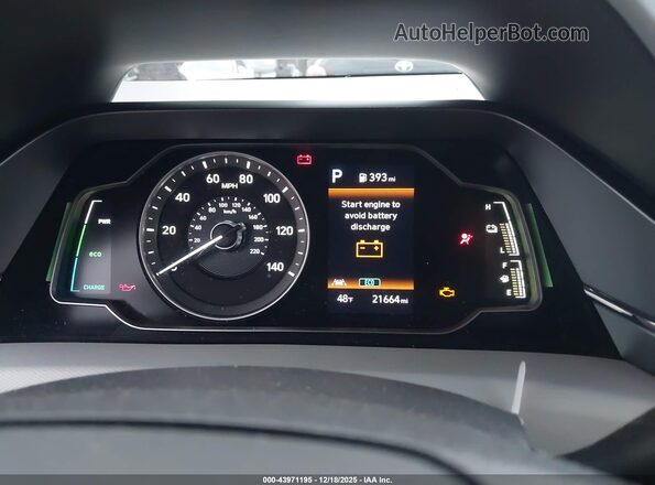 KMHC65LC0LU206992 2020 HYUNDAI IONIQ HYBRID Красный Вид задних сидений