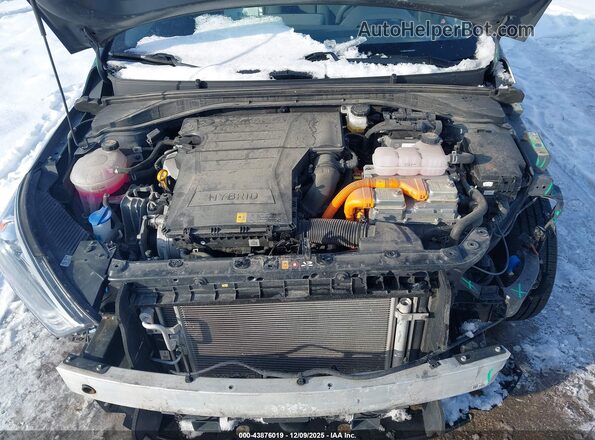 KMHC65LC0NU276883 2022 HYUNDAI IONIQ HYBRID Gray Vista trasera