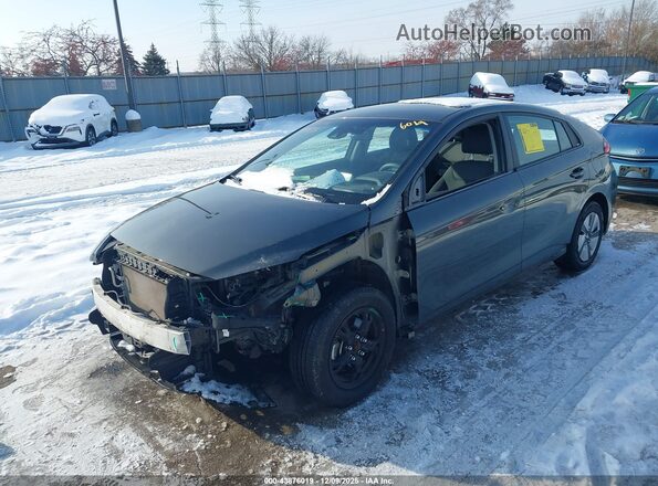 KMHC65LC0NU276883 2022 HYUNDAI IONIQ HYBRID Gray Vista tres cuartos delantera izquierda