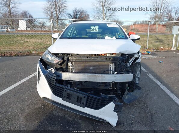 KMHC65LC1JU087220 2018 HYUNDAI IONIQ HYBRID White Սարքավորումների վահանակի տեսք