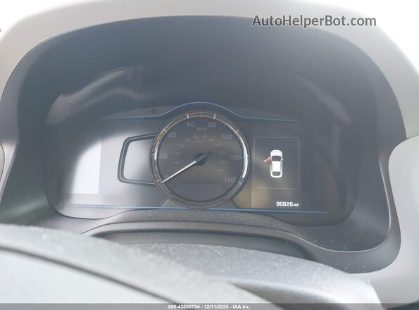 KMHC65LC1JU087220 2018 HYUNDAI IONIQ HYBRID White Հետևի նստատեղերի տեսք