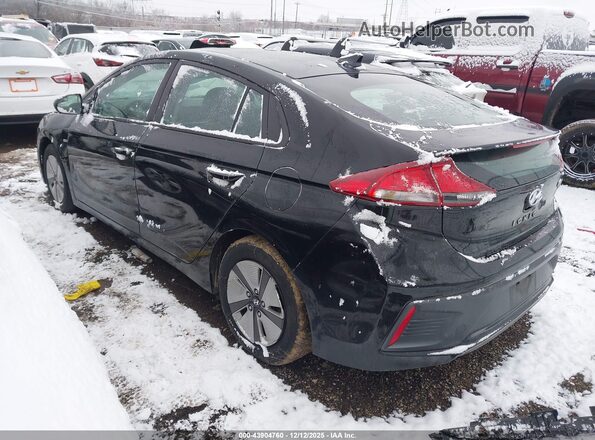 KMHC65LC1KU179204 2019 HYUNDAI IONIQ HYBRID Black Tył lewy