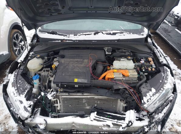KMHC65LC1KU179204 2019 HYUNDAI IONIQ HYBRID Black Widok z tyłu