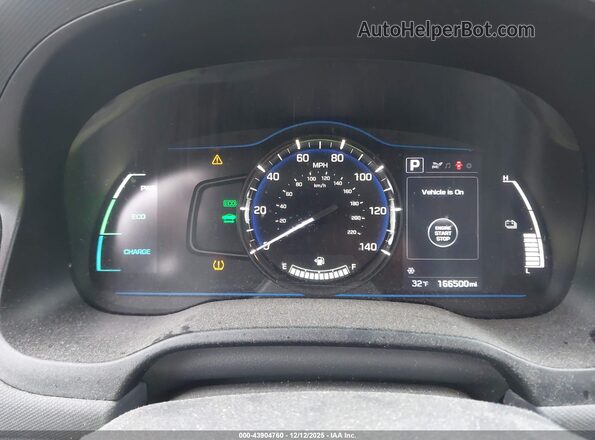 KMHC65LC1KU179204 2019 HYUNDAI IONIQ HYBRID Black Widok tylnych siedzeń