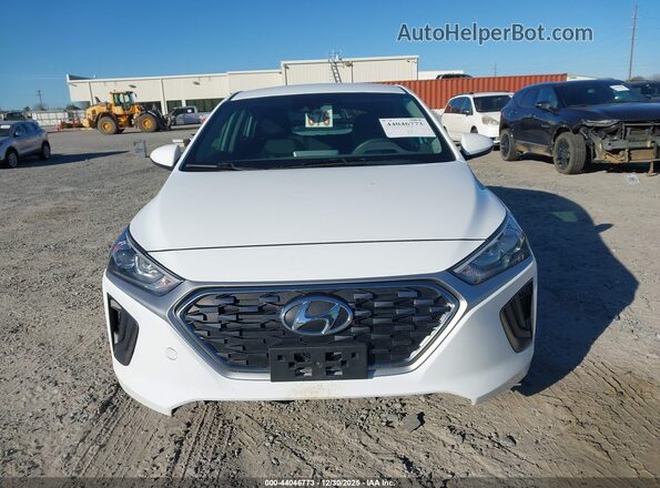 KMHC65LC2NU284967 2022 HYUNDAI IONIQ HYBRID White Սարքավորումների վահանակի տեսք