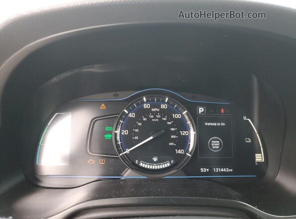 KMHC65LC3JU090443 2018 HYUNDAI IONIQ Silver 
