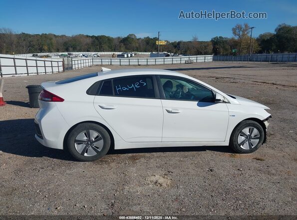 KMHC65LC4JU103863 2018 HYUNDAI IONIQ HYBRID White Widok wnętrza 360 stopni