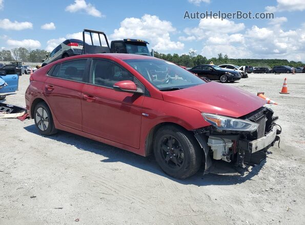 KMHC65LC4KU178595 2019 HYUNDAI IONIQ Бордовый Передняя правая четверть