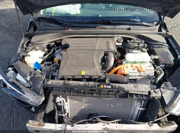KMHC65LC5LU186447 2020 HYUNDAI IONIQ HYBRID Black უკანა ხედი