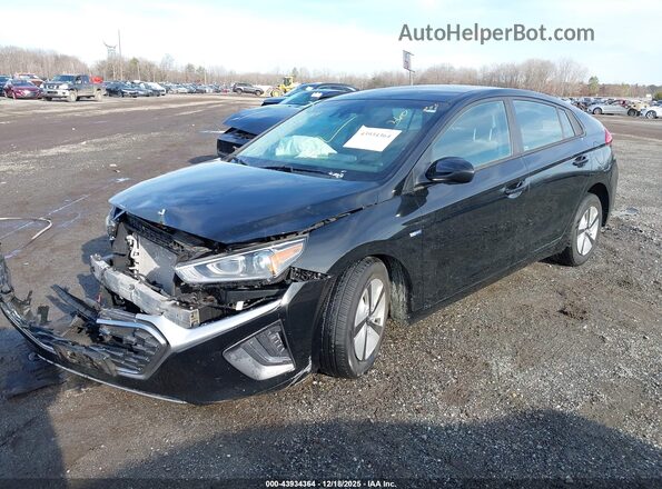 KMHC65LC5LU186447 2020 HYUNDAI IONIQ HYBRID Black წინა მარცხენა ხედი სამი მეოთხედიდან