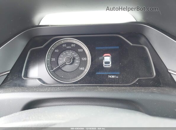 KMHC65LC5LU186447 2020 HYUNDAI IONIQ HYBRID Black უკანა სავარძლების ხედი