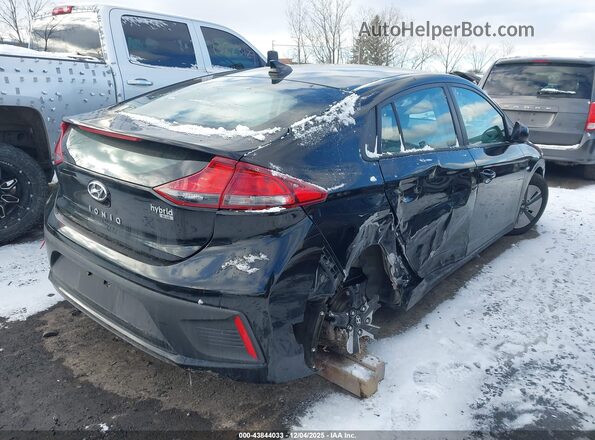 KMHC65LC6JU099721 2018 HYUNDAI IONIQ HYBRID Black Задня права чверть