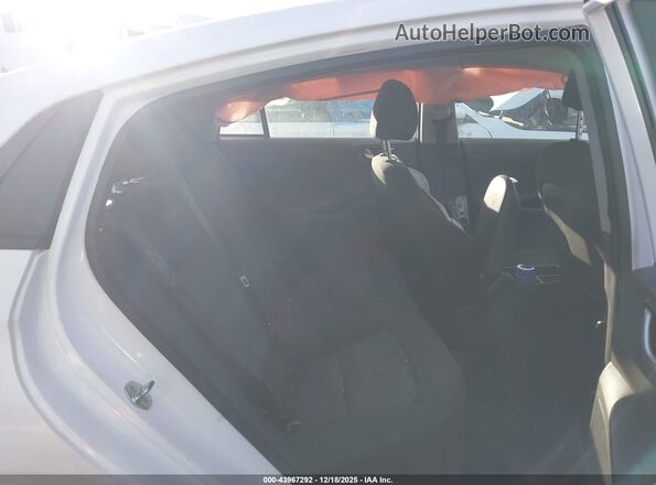 KMHC65LC9KU164658 2019 HYUNDAI IONIQ HYBRID White VIN კოდის სტიკერის ხედი
