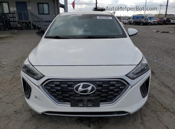 KMHC65LC9NU275361 2022 HYUNDAI IONIQ White Widok z przodu