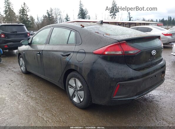 KMHC65LCXKU167889 2019 HYUNDAI IONIQ HYBRID Black Հետևի ձախ