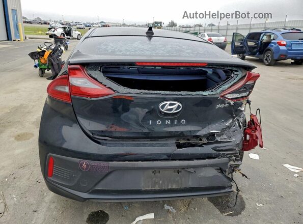 KMHC65LD1JU075111 2018 HYUNDAI IONIQ Black 