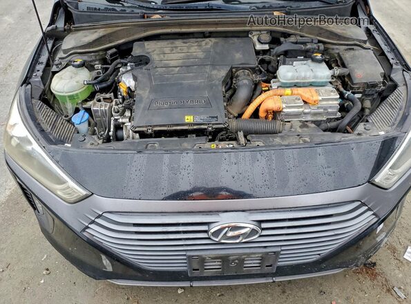 KMHC65LD1JU075111 2018 HYUNDAI IONIQ Black 