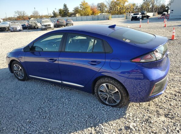 KMHC65LD2MU251541 2021 HYUNDAI IONIQ Синий Задняя левая четверть