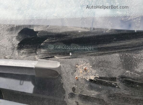 KMHC65LD5LU189261 2020 HYUNDAI IONIQ Blue Շարժիչի բաժամունքի տեսք