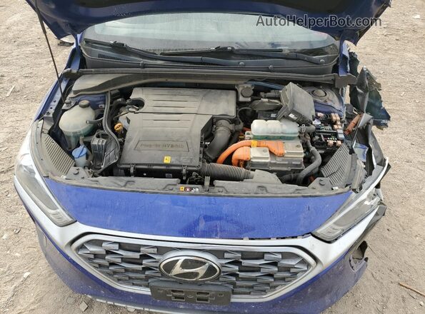KMHC65LD5LU189261 2020 HYUNDAI IONIQ Blue Սալոնի հետևի տեսք