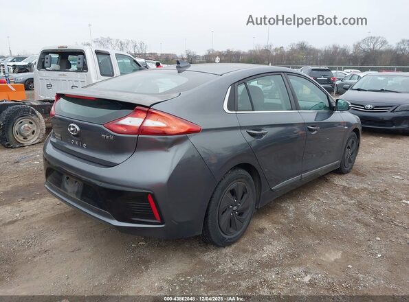 KMHC75LC0HU035357 2017 HYUNDAI IONIQ HYBRID Gray Задня права чверть