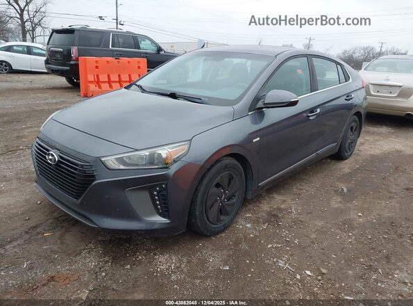 KMHC75LC0HU035357 2017 HYUNDAI IONIQ HYBRID Gray Передня ліва чверть