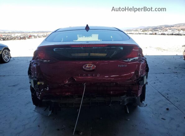 KMHC75LC1NU275870 2022 HYUNDAI IONIQ Red Հետևի տեսք