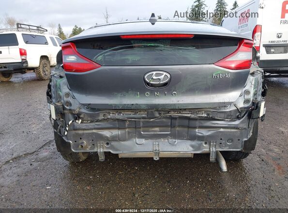 KMHC75LC2KU114696 2019 HYUNDAI IONIQ HYBRID Gray Դիմացի տեսք