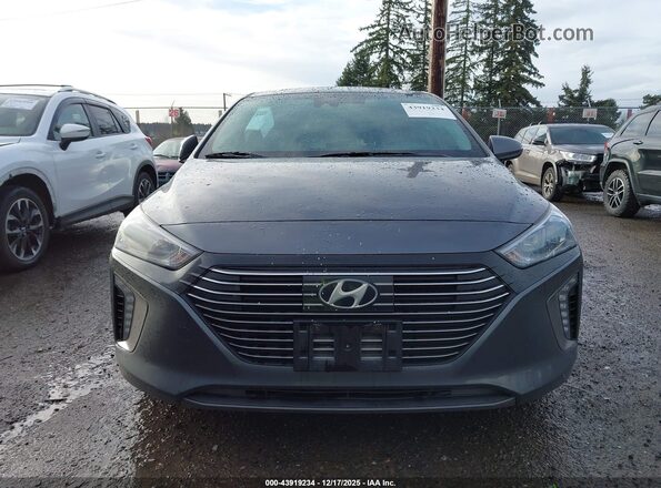KMHC75LC2KU114696 2019 HYUNDAI IONIQ HYBRID Gray Սալոնի հետևի տեսք