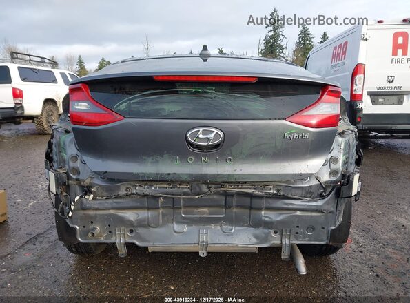 KMHC75LC2KU114696 2019 HYUNDAI IONIQ HYBRID Gray 