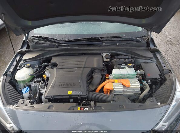 KMHC75LC2KU114696 2019 HYUNDAI IONIQ HYBRID Gray Հետևի տեսք