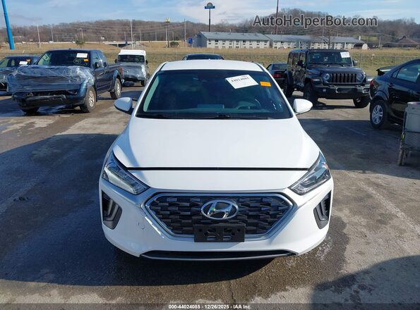 KMHC75LC2MU251057 2021 HYUNDAI IONIQ HYBRID Белый Вид задней части салона