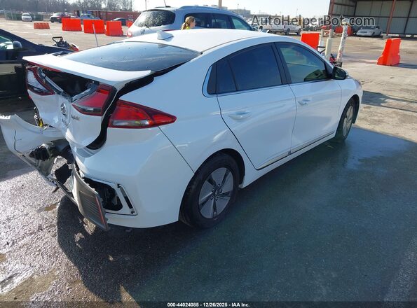 KMHC75LC2MU251057 2021 HYUNDAI IONIQ HYBRID Белый Задняя правая четверть
