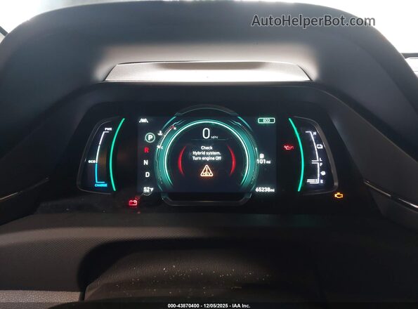 KMHC75LC6NU281440 2022 HYUNDAI IONIQ HYBRID Black უკანა სავარძლების ხედი