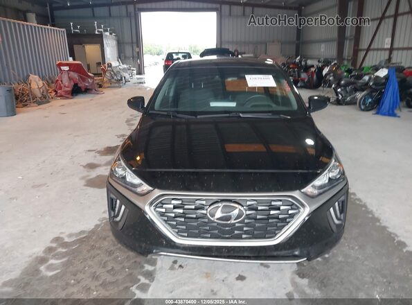 KMHC75LC6NU281440 2022 HYUNDAI IONIQ HYBRID Black ხელსაწყოთა პანელის ხედი