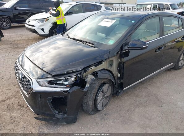 KMHC75LC6NU282507 2022 HYUNDAI IONIQ HYBRID Black Դիմացի տեսք