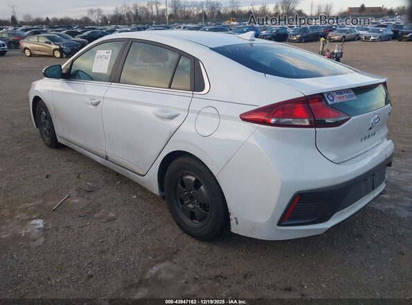 KMHC75LC8NU273484 2022 HYUNDAI IONIQ HYBRID White Задня ліва чверть