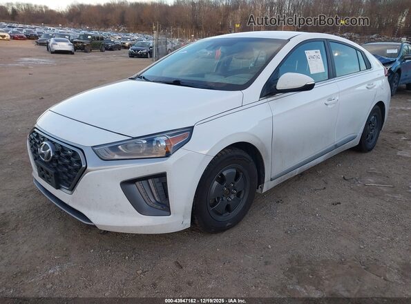 KMHC75LC8NU273484 2022 HYUNDAI IONIQ HYBRID White Передня ліва чверть