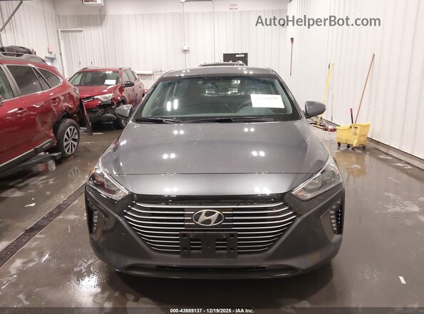 KMHC75LC9HU056417 2017 HYUNDAI IONIQ HYBRID Gray Widok zestawu wskaźników