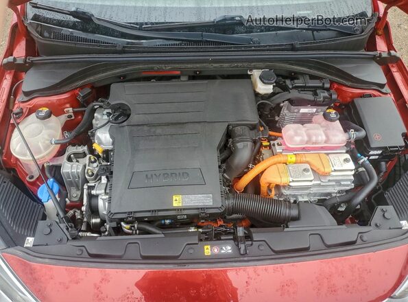 KMHC75LCXMU255695 2021 HYUNDAI IONIQ Red Vista interior trasera
